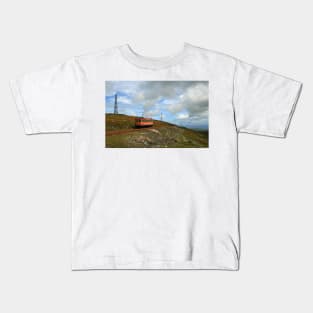 Snae Fell Mountain Railway Kids T-Shirt